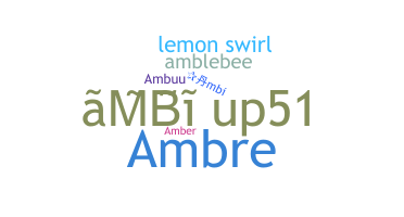 उपनाम - Ambi