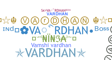 उपनाम - Vardhan