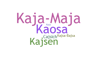 उपनाम - Kajsa