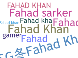 उपनाम - Fahadkhan
