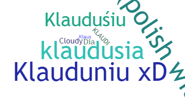 उपनाम - Klaudia