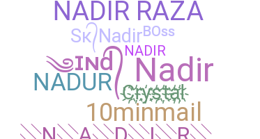 उपनाम - Nadir