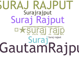 उपनाम - SurajRajput