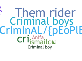 उपनाम - Criminalboys
