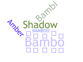 उपनाम - Bambo