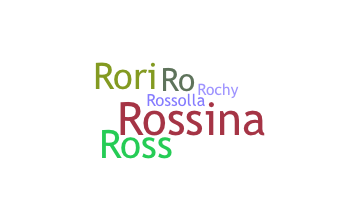 उपनाम - Rossana