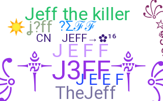 उपनाम - Jeff