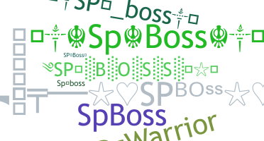उपनाम - SPboss