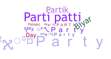 उपनाम - Parti