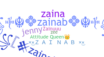 उपनाम - Zainab