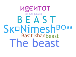 उपनाम - beasts