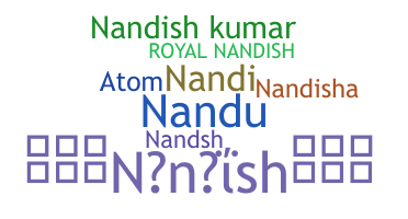 उपनाम - Nandish