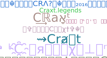 उपनाम - Craxt