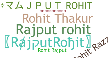 उपनाम - RajputRohit
