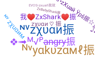 उपनाम - zxuan