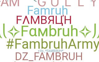 उपनाम - Fambruh