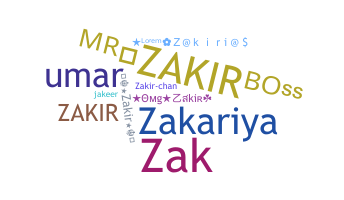 उपनाम - Zakir