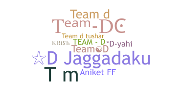 उपनाम - teamd