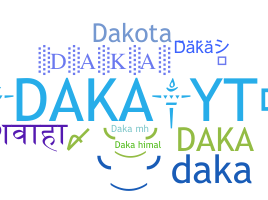 उपनाम - Daka