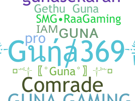 उपनाम - Guna