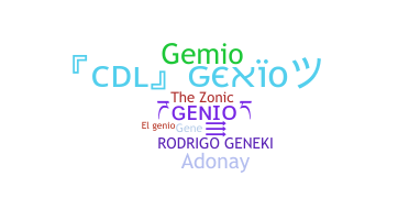 उपनाम - Genio