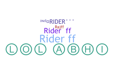 उपनाम - Riderff