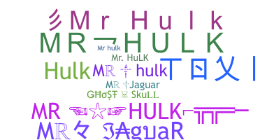 उपनाम - MrHulk