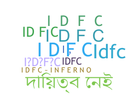 उपनाम - idfc