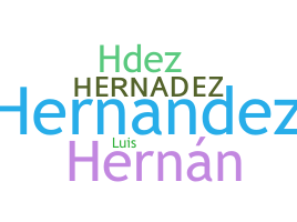 उपनाम - Hernadez
