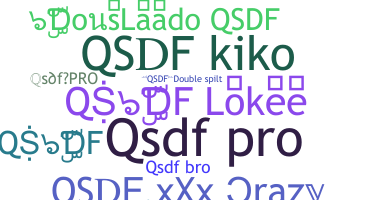 उपनाम - QSDF