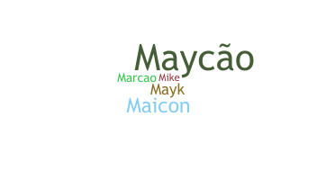उपनाम - Maycon