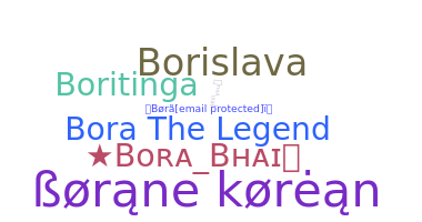 उपनाम - Bora