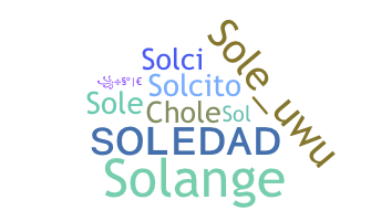 उपनाम - Soledad