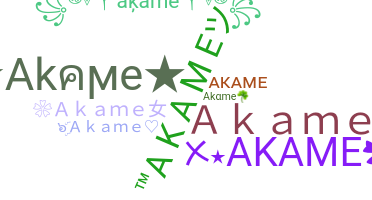 उपनाम - Akame