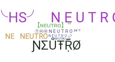 उपनाम - neutro