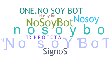 उपनाम - Nosoybot