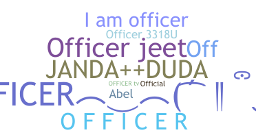 उपनाम - Officer