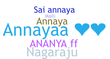उपनाम - Annayaa