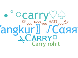 उपनाम - Carry
