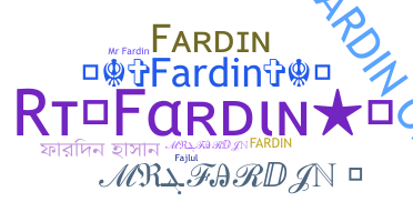 उपनाम - Fardin