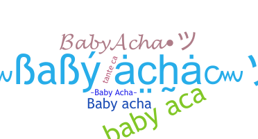 उपनाम - BabyAcha