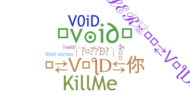 उपनाम - void