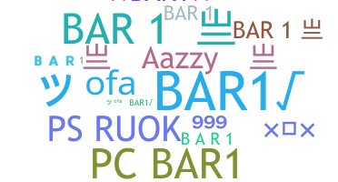 उपनाम - Bar1