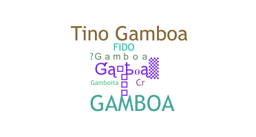 उपनाम - Gamboa