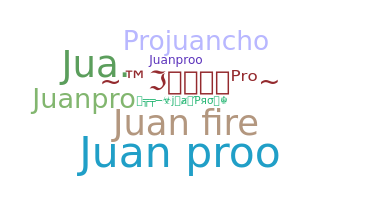 उपनाम - JuanPro
