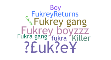 उपनाम - fukrey