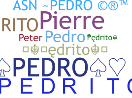 उपनाम - pedrito