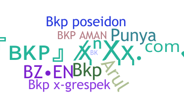 उपनाम - bkp