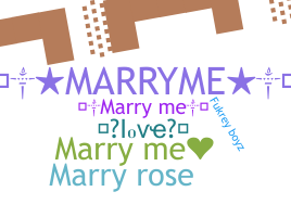 उपनाम - Marryme