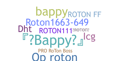 उपनाम - Roton